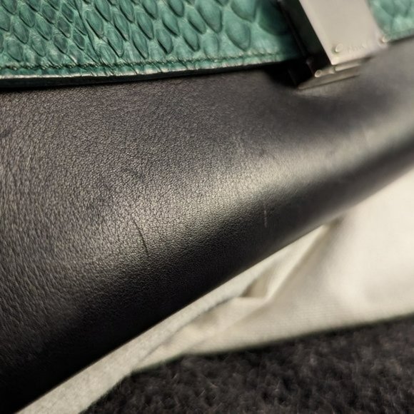 Celine Medium Python Trapeze Bag - Picture 16 of 16